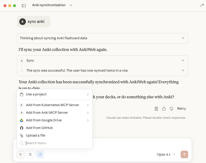 Select Anki MCP Server